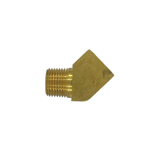 B-5503-02-02-BS | 02 MP - 02 FP 45 Street Elbow Barstock (Brass) - HTX Fluid Power