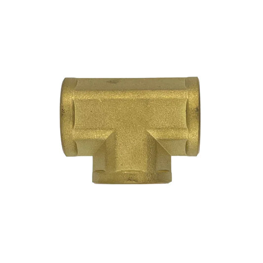 B-5605-12-12-12-FG | 12 FP - 12 FP - 12 FP Tee Forged (Brass)