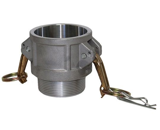 B-250-ALUMINUM | Part B - Coupler - 2-1/2" Female Coupler x 2-1/2" Male NPT, Aluminum