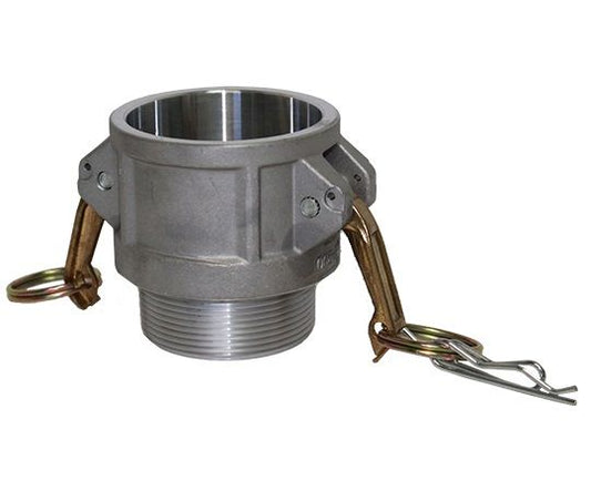 B-075-ALUMINUM | Part B - Coupler - 3/4" Female Coupler x 3/4" Male NPT, Aluminum