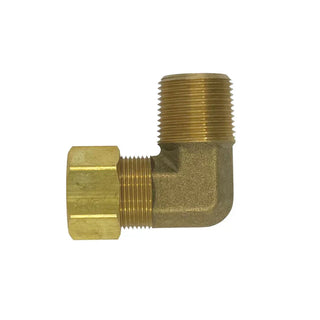 B-C2501-04-02-FG | 04 BT - 02 MP 90 Elbow Forged (Brass) - HTX Fluid Power