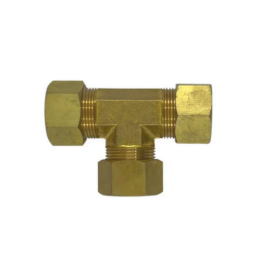 B-C2603-04-04-04-FG | 04 BT - 04 BT - 04 BT Tee Forged (Brass)