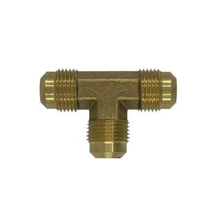 B-F2603-04-04-04-FG | 04 MF - 04 MF - 04 MF Tee Forged (Brass) - HTX Fluid Power