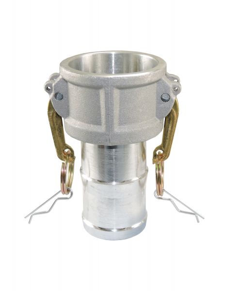 C-100-ALUMINUM | Part C - Coupler - 1" Female Coupler x 1" Hose Shank, Aluminum