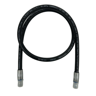 HHA-D04-04-FJS-18 | Hydraulic Hose Assembly, 18" x 1/4" JIC, Swivel Female Fittings - HTX Fluid Power