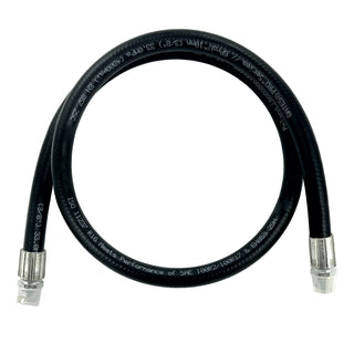 HHA-D06-06-MNS-60 | Hydraulic Hose Assembly, 60" x 3/8" NPT, Male Straight Fittings - HTX Fluid Power