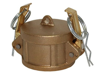 DC-075-BRASS | Dust Cap - 3/4" Female End Coupler, Brass - HTX Fluid Power