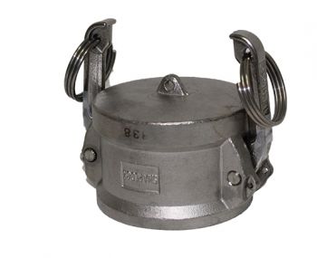 Dust Cap - 2" Female End Coupler , 316SS