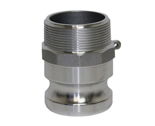 F-075-ALUMINUM | Part F - Adapter - 3/4" Male Adapter x 3/4" Male NPT, Aluminum