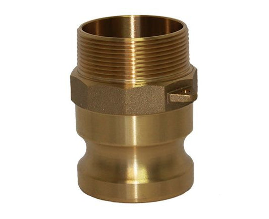 F-300-BRASS | Part F - Adapter - 3" Male Adapter x 3" Male NPT, Brass