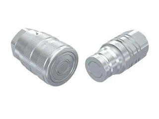 FF-71-SS-08-08C | Flush Face Coupling, 1/2" body size x 1/2" female NPT; 316 Stainless Steel - HTX Fluid Power