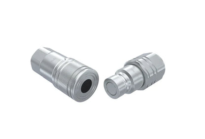 1/4" Flat Face Coupler with 1/4" Female NPT Threads, General Purpose (DNP#PLT1.0606.012)..