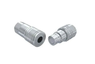 FF-GP-24-24C-NPT | 1 1/2" Flat Face Coupling x 1 1/2" Female NPT. - HTX Fluid Power