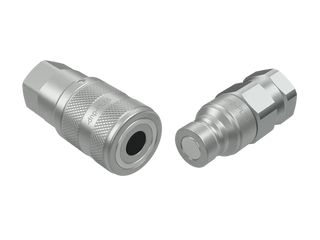FF-UHP7-04-04C-NPT | Flat Face Ultra High Pressure 1/4" Coupling Body X 1/4" NPT Threads