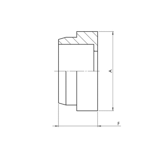 FS0319-06 | 06 FS Sleeve (not plated for brazing), Carbon Steel