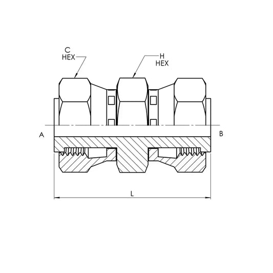 FS6565-12-12 | 12 FFSS - 12 FFSS Straight, Carbon Steel