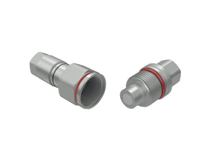 FSI-CC-04-04C-NPT | FSI Series Color Code coupling, high pressure screw together, 1/4" Coupling Body x 1/4" female NPT threads, - HTX Fluid Power