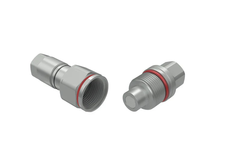 1/2" high pressure, screw together Coupling with 1 1/6" UNF threads Color Code System