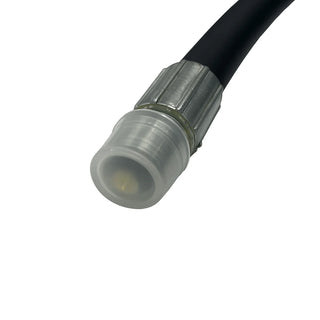 HHA-D04-04-MNS-48 | Hydraulic Hose Assembly, 48" x 1/4" NPT, Male Straight Fittings