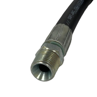 HHA-D04-04-MNS-48 | Hydraulic Hose Assembly, 48" x 1/4" NPT, Male Straight Fittings