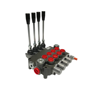 HCV 4x21 | 4 spool x 21 GPM hydraulic control valve - HTX Fluid Power