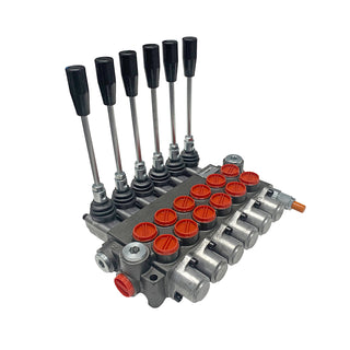 HCV 6x13 | 6 spool x 13 GPM hydraulic control valve - HTX Fluid Power