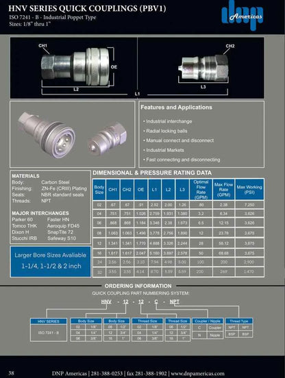 1/8" Nipple x 1/8" NPT... - HTX Fluid Power