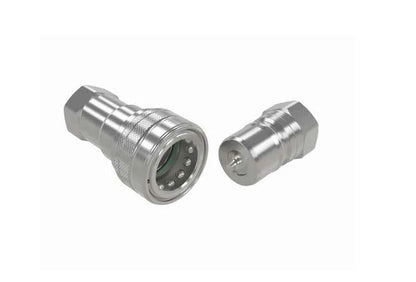 HNV-SS316-04-04C-NPT-V | 1/4" ISO B  Coupling 316SS w/ 1/4" NPT Female Threads