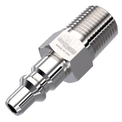 Nipple w/o Check x 3/4" MP Male, Stainless Steel - 20K psi
