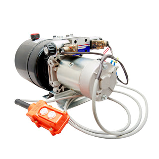 HPU-SR-12VDC-DA-10 | Hydraulic Pump Power Unit Double Acting 12V DC 10 Quart Steel Tank - HTX Fluid Power