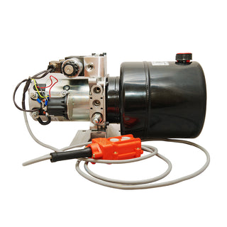 HPU-SR-12VDC-DA-08 | Hydraulic Pump Power Unit Double Acting 12V DC 8 Quart Steel Tank