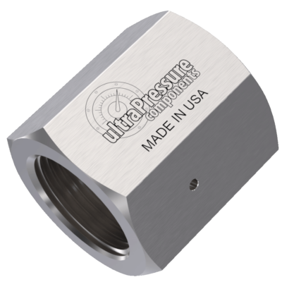 5406C-9H | 9/16" HP Cap, Stainless Steel - 60K psi