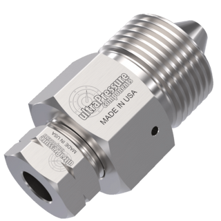 5406-4H6H | 1/4" HP Female x 3/8" HP Male, Stainless Steel - 60K psi - HTX Fluid Power