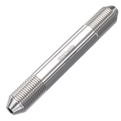 3/8" x 3" HP Nipple, Stainless Steel - 60K psi