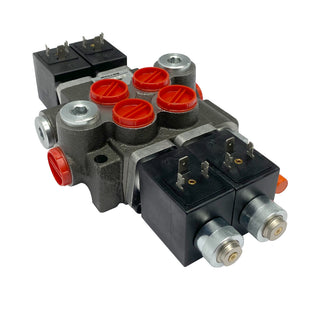 HCV-S 2x13 | 2 spool x 13 GPM solenoid hydraulic control valve
