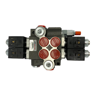 HCV-S 2x13 | 2 spool x 13 GPM solenoid hydraulic control valve