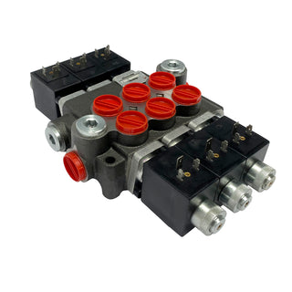 HCV-S 3x13 | 3 spool x 13 GPM solenoid hydraulic control valve
