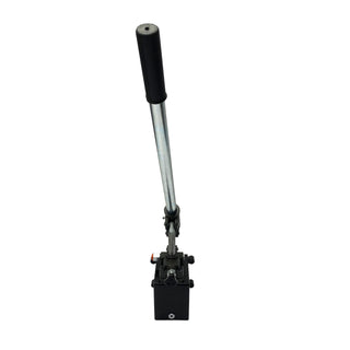 HHP-SA-2.7-03 | Hydraulic piston hand pump with release knob for single acting cylinder 2.7 CID with 3 quart steel tank by Hydro-Pack