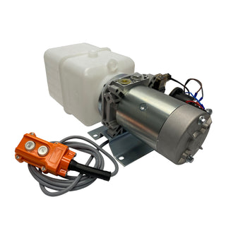 HPU-PR-12VDC-SA-08 | Hydraulic Pump Power Unit Single  Acting 12V DC 8 Quart Plastic Tank