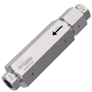 CV12MFB-20K | 3/4" MP Female Check Valve - Metal Seat, Stainless Steel - 20K psi - HTX Fluid Power