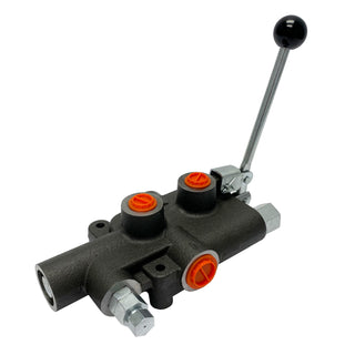 HCV-LSH 1x21 | 1 spool x 21 GPM hydraulic log splitter high speed control valve - HTX Fluid Power