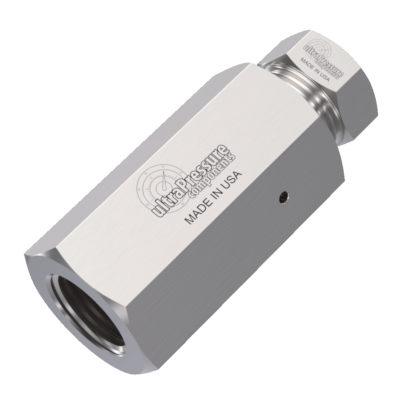 1/8" Female NPT x 3/8" MP Female, Stainless Steel - 15K psi
