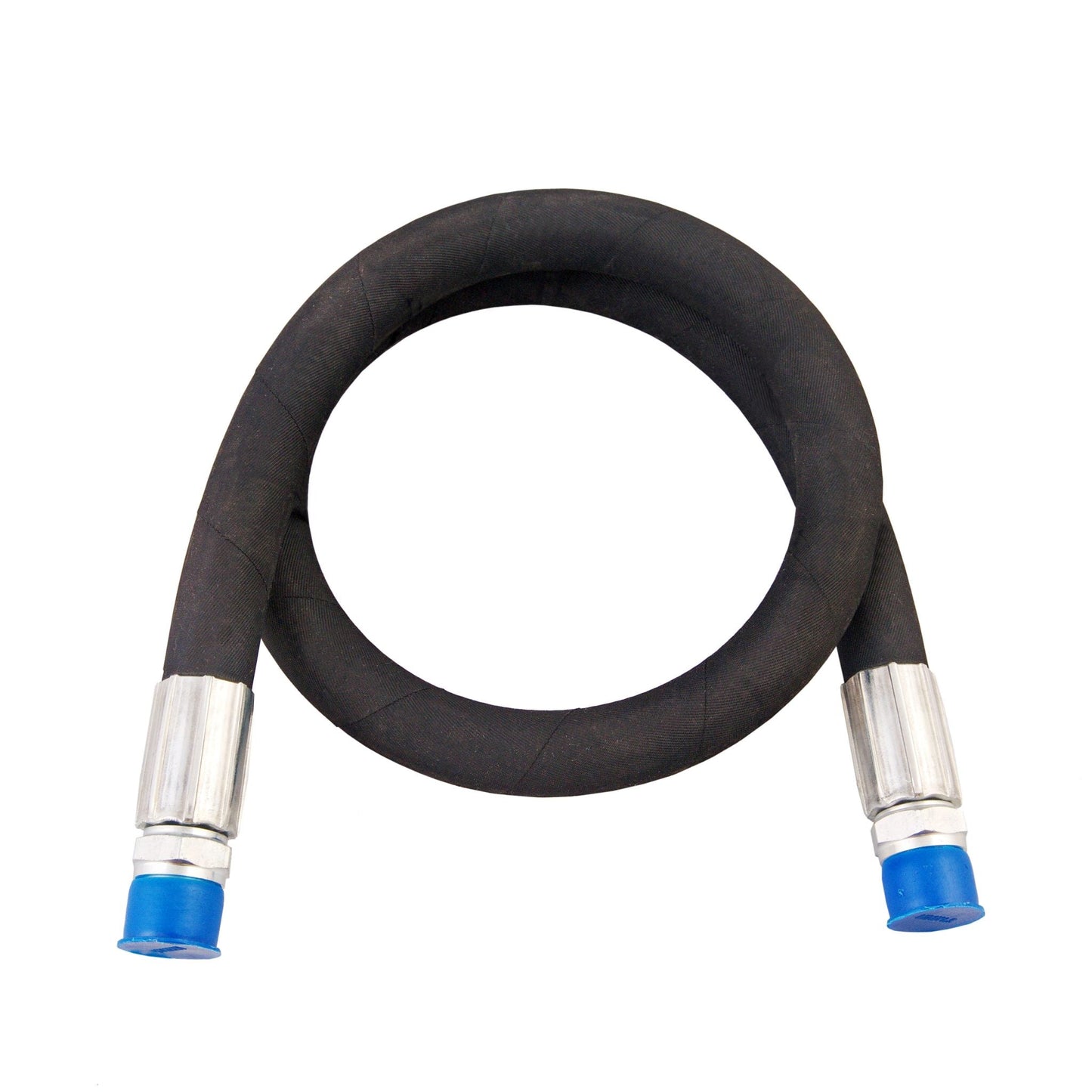 Hydraulic Hose Assembly, 60" x 3/8" NPT, Male Straight Fittings