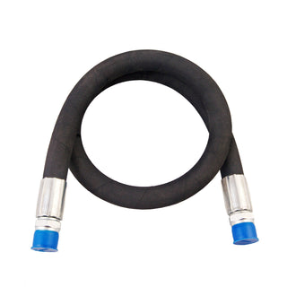 HHA-D04-04-MNS-24 | Hydraulic Hose Assembly, 24" x 1/4" NPT, Male Straight Fittings - HTX Fluid Power