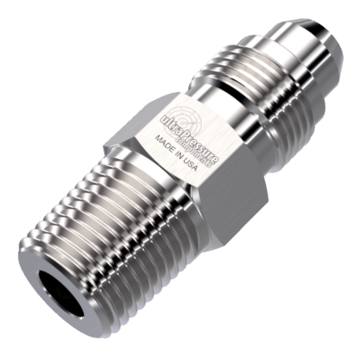 1" Male NPT x 9/16" MP Male, Stainless Steel - 10K psi