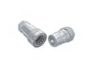 NV-04-04C-NPT | Agricultural Interchange ( Poppet Style), 1/4" Coupler Body x 1/4" Female NPT. - HTX Fluid Power