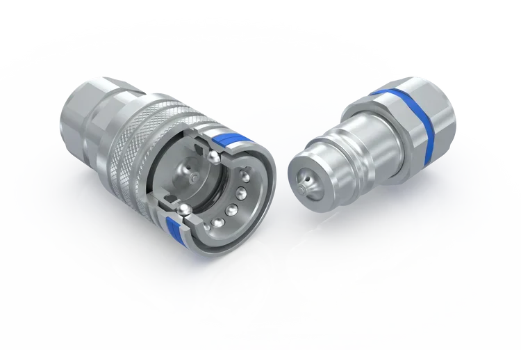 PKK3-CC-12-12C-SAE | 3/4" ISO-A Coupler connect under pressure w/ 3/4" Female SAE thread; Color Code System  PKK3.2027.032CC..
