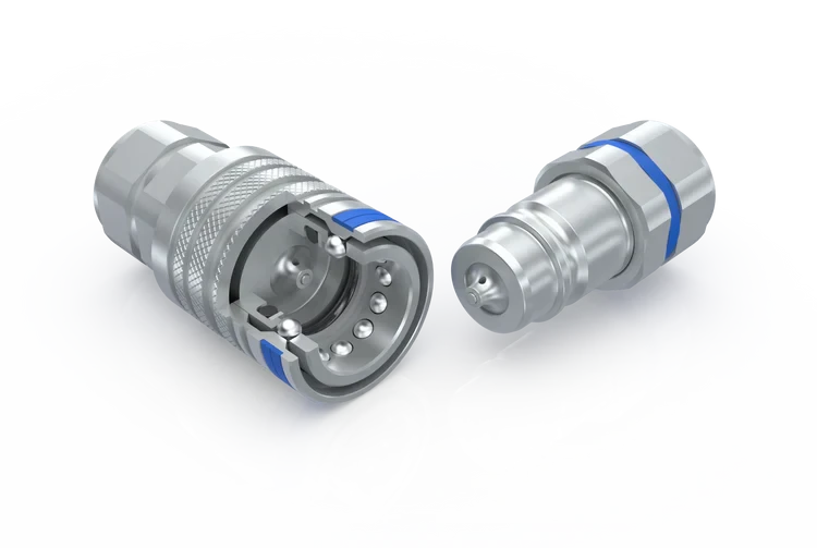 PKK3-CC-12-12N-SAE | 3/4" ISO-A Nipple connect under pressure w/ 3/4" Female SAE thread; Color Code System  PKK3.2027.033CC..