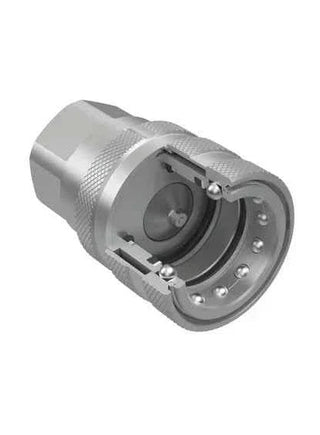 PTK-08-08C-NPT | Parker TEMA interchange coupling 1/2" body x 1/2" female NPT threads - Connect under Pressure - HTX Fluid Power