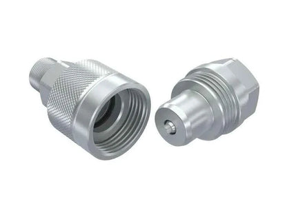 PVP-04-04C | 1/4" Coupling (Poppet Style) x 1/4" NPT Male